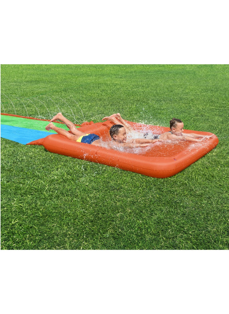 Bestway - Bestway H2Ogo Slide Super Splash 531cm | Summer Water Slip | With Built-in Sprinklers | Summer Water Toy for Backyard | Kids and Adults - Image 1