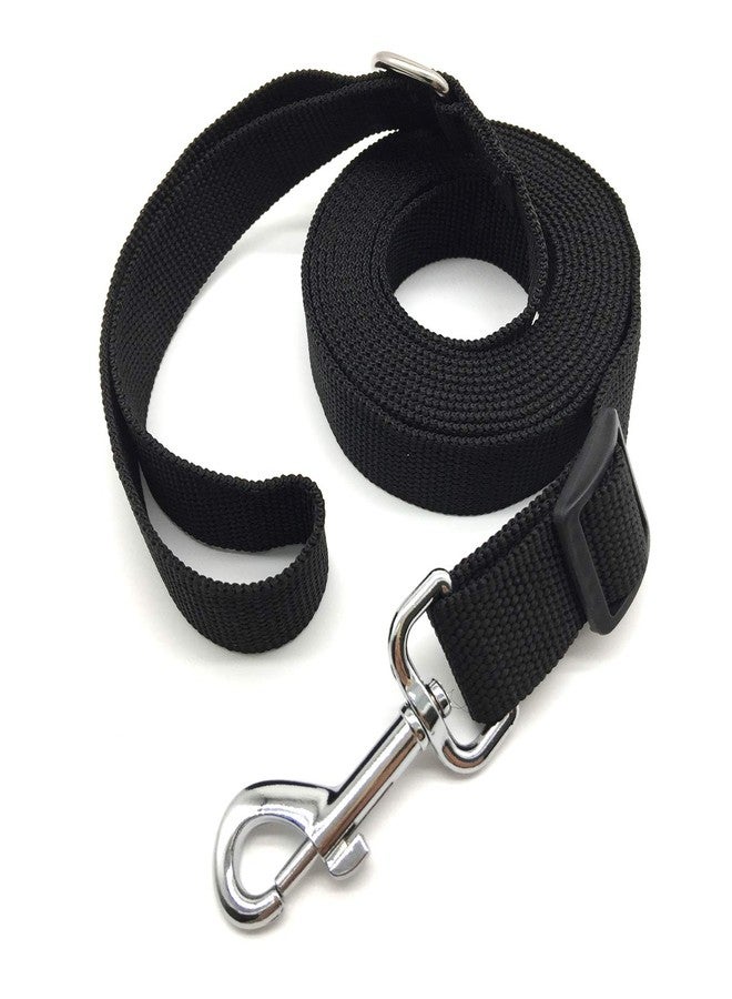 MANDAO 10FT Adjustable Dog Leash, Nylon Dog Leashes for Medium Large Dogs (Black) - Image 1