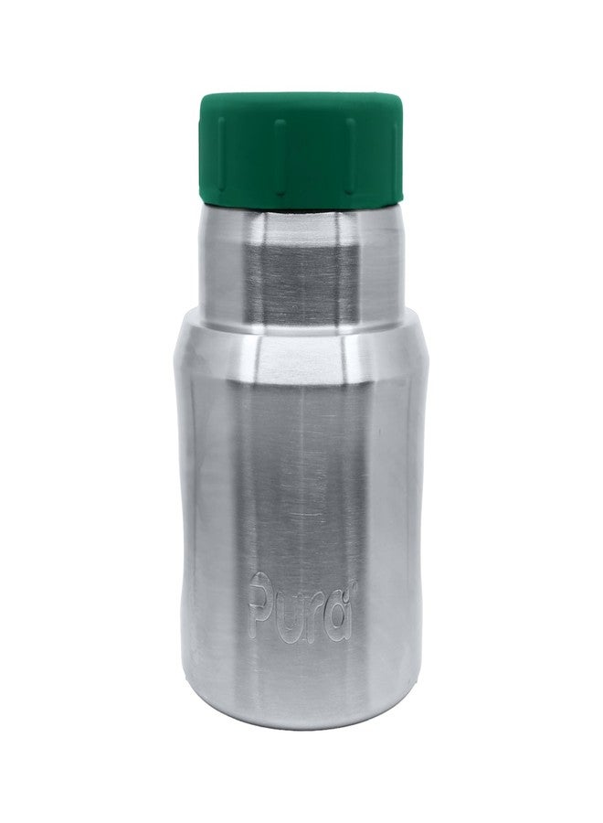 Pura Lunch Insulated Stainless Steel Jar - Kitchen Food Storage Containers with Lids for Hot Lunch or Cold Food - Portable, Zero BPA, Zero Plastic & Easy to Clean for All Ages - 9 oz - Image 1