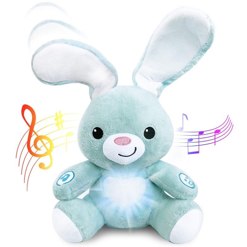 BabyBibi Bunny Stuffed Animal - Interactive Soft Plush Peekaboo Bunny, 16 inches Tall. Peek a Boo Animal Toy. for Ages 6 Months to 5 Year Old - Image 1