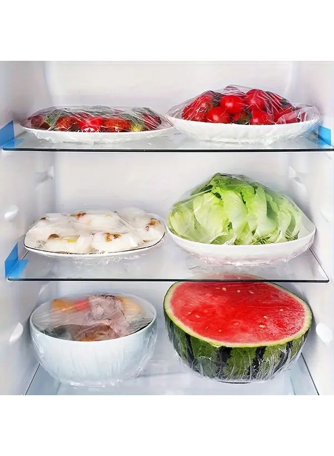 16.54 Inch Large Stretchable Food Wrap Covers 300 Pcs Colorful Dustproof Kitchen Freshness Lids - Image 5