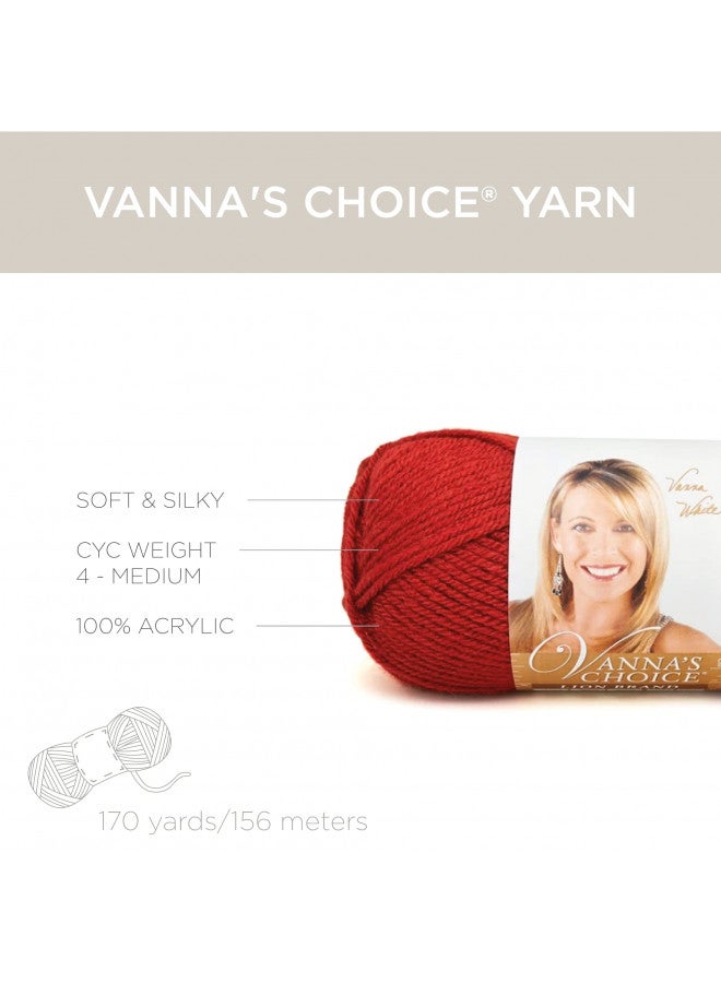 Lion Brand Yarn (1 Skein) Vanna's Choice Yarn, Linen - Image 3