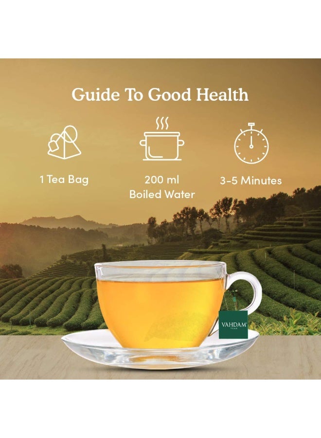 فادام شاي تولسي الأخضر بالزنجبيل 15 كيس شاي - Image 4