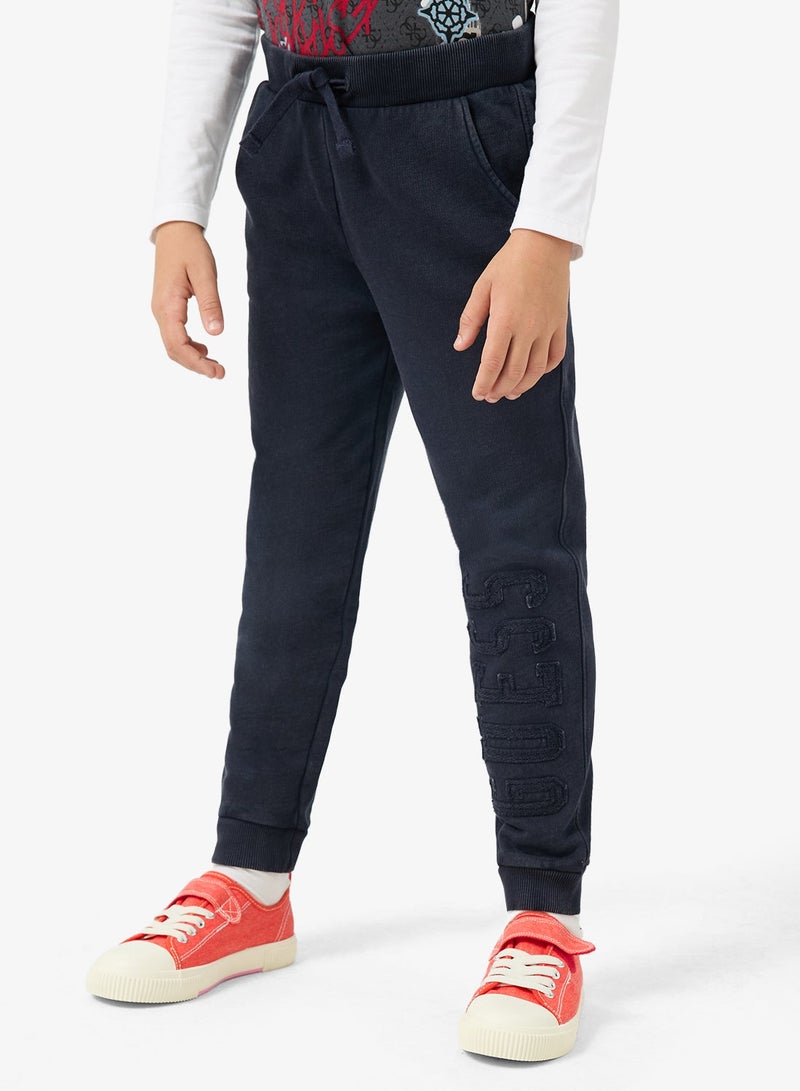 GUESS Kids French Terry Regular Fit Pants - Image 2