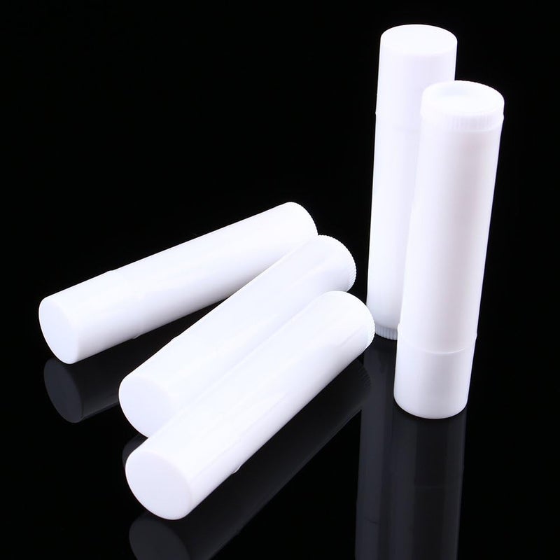 100PCS 5ml Clear Black White Empty Lipstick Container, Lip Balm Tube, 5ml Refillable Lip Gloss Tube with Cap for DIY Cosmetic, Small Plastic Lip Balm Empty Bottle for Homemade Lip - Image 5