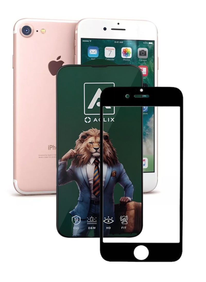 ACLIX Antistatic ESD Dustproof Premium Quality High Definition Tempered Glass Screen Protector Designed For iPhone 7 - Image 1
