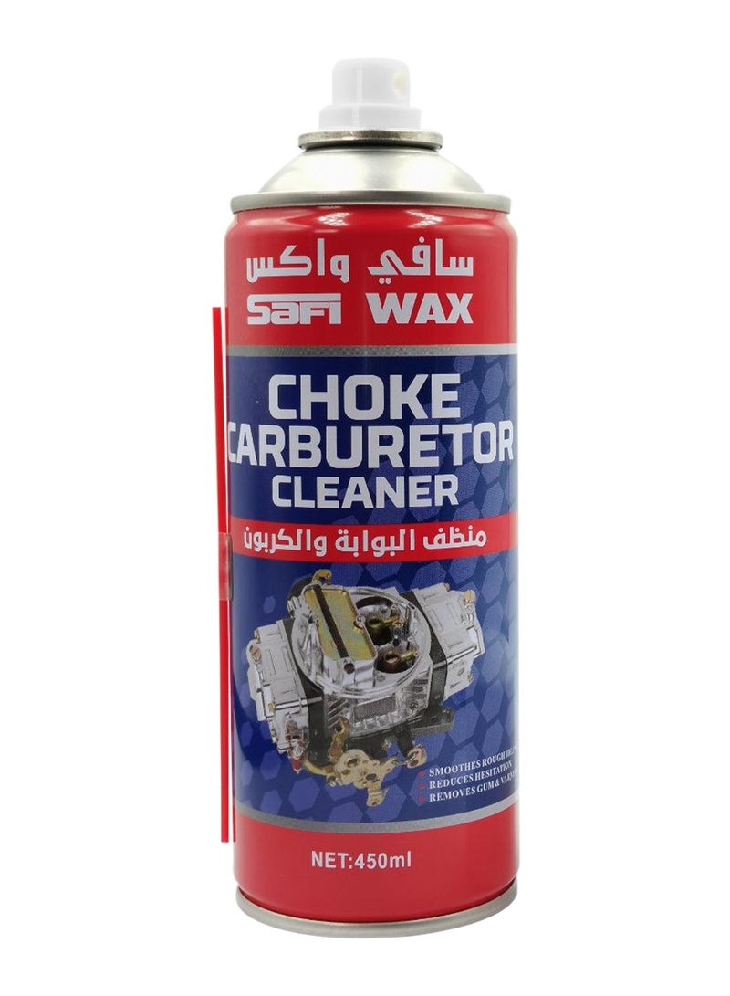 Safi Wax Choke & Carburetor Cleaner Spray 450 ml - High-Performance Engine Cleaner, Removes Carbon Deposits, Varnish, Gum, and Sludge - Improves Fuel Efficiency and Reduces Emissions - Image 3