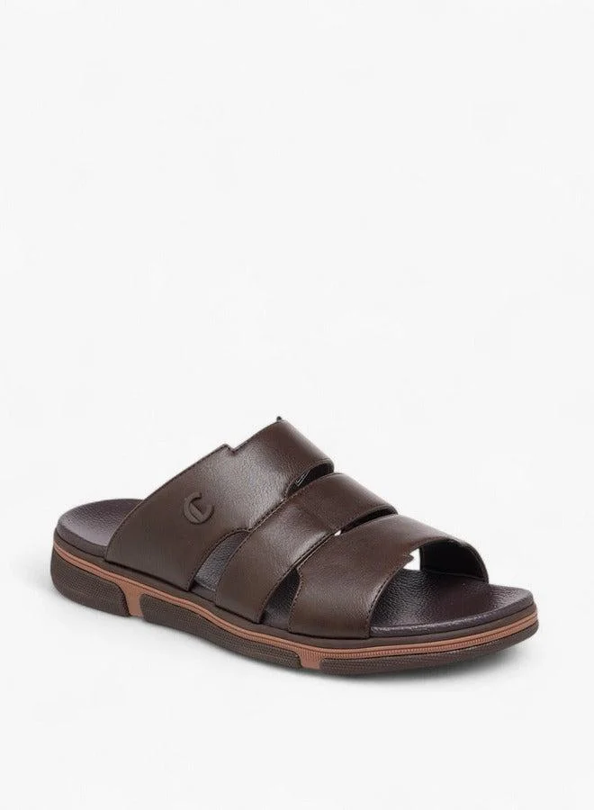 Solid Slip-On Comfort Sandals