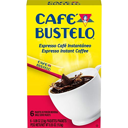 Cafe Bustelo Café Bustelo Espresso Style Dark Roast Instant Coffee, 6 Count (Pack of 12) - Image 1