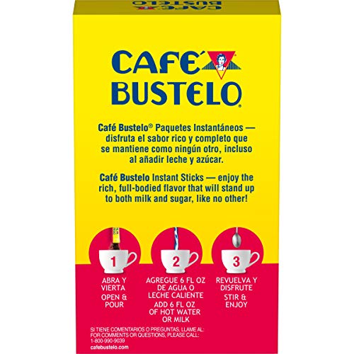 Cafe Bustelo Café Bustelo Espresso Style Dark Roast Instant Coffee, 6 Count (Pack of 12) - Image 2