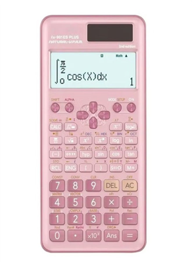 Generic Fx-991Es Plus 2nd Edition Scientific Calculator Pink 