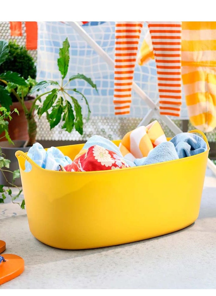TORKIS - Flexible Indoor and Outdoor Laundry Basket, YELLOW 15 L - Image 1