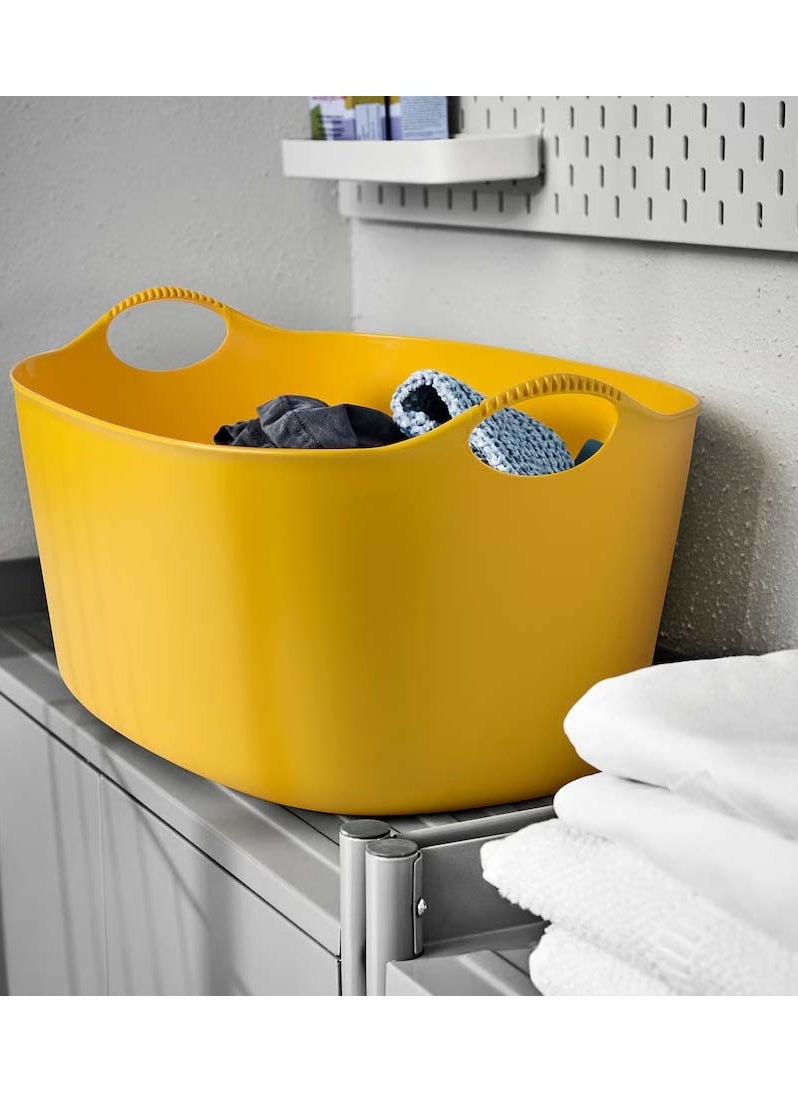 TORKIS - Flexible Indoor and Outdoor Laundry Basket, YELLOW 15 L - Image 1