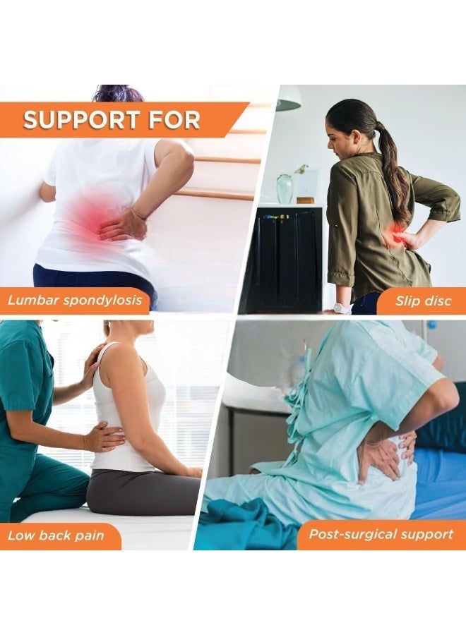 حزام دعم أسفل الظهر الطبي – دعم عملي للعمود الفقري – مثالي للاستخدام اليومي - Image 5