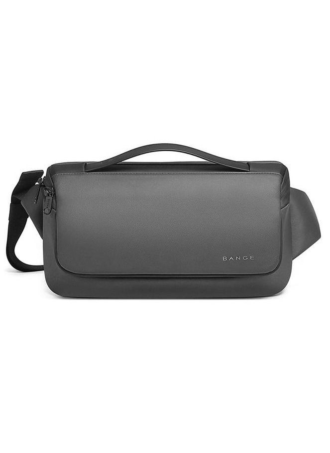 BANGE - BANGE Sling Waterproof Crossbody Bag For Men Grey - Image 1