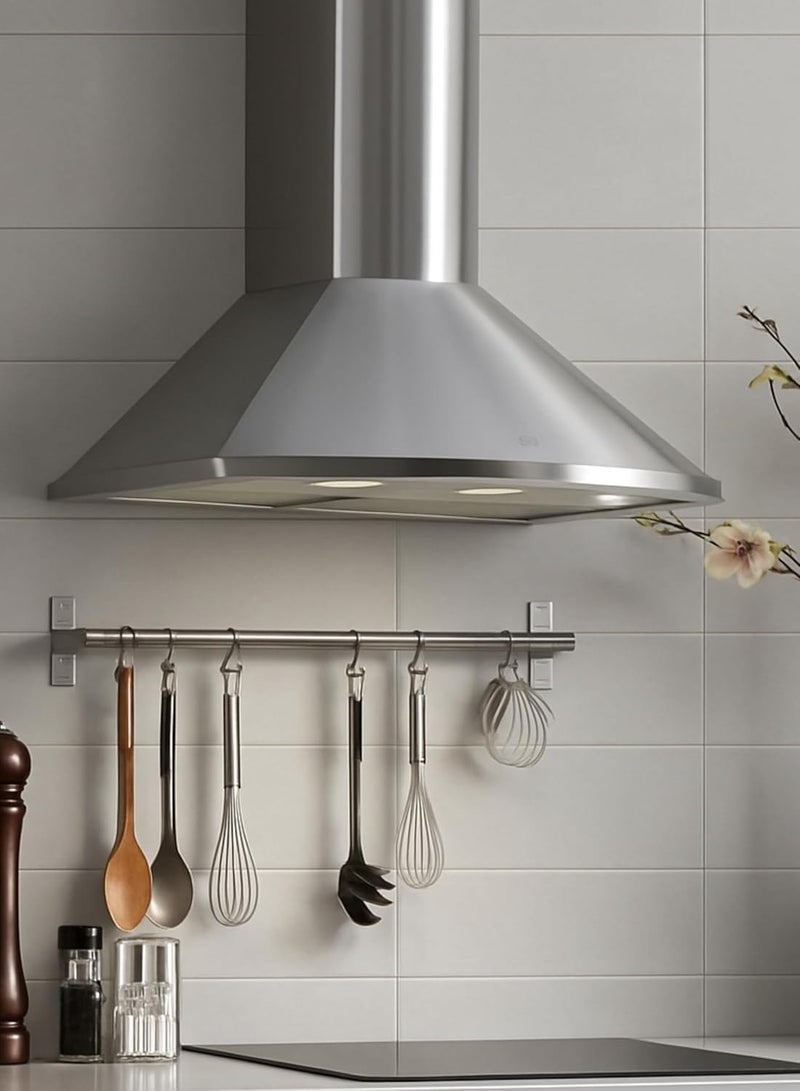 فابر Kitchen Cooker Hood, 90 cm Wall-Mount, 400 m³/h Suction Power, 3-Speed, LED Lighting, Stainless Steel, TENDER X A90 ( Made in Turkey ) Wall Fixed 125 W 110.0157.049 Stainless steel - Image 3