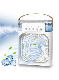 Arabest Portable Air Cooler Fan,3 Wind Speeds,600ml Air Humidifier with 7s LED Night Light，Personal Cooling Fan,Air Cooler,Ice Air Cooler Fan,5 Sprays for Small Room,Office, Dorm,Desktop  - Image 1