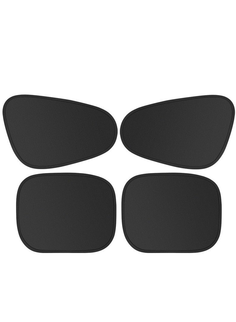 MHD Car Black Adhesive Electrostatic Film Adsorption Sunshade For Side Windows - Sun Protection, Heat Insulation, Side Shade, Car Sun Visor - Image 2