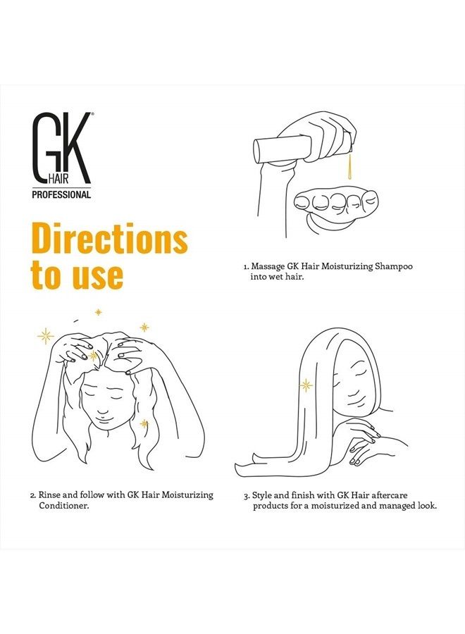 GK شامبو وبلسم مرطب للشعر 300 مل ثنائي - Image 4