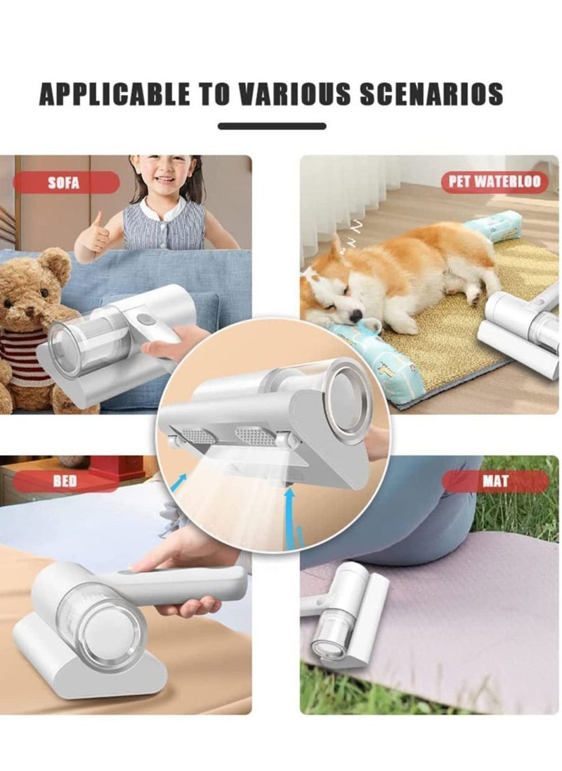 ELTRAZONE - UV Vacuum Cleaner, Wireless Handheld Sofa Strong Suction Cleaning Machine, Portable Cordless Mite Removal Cleaner for Sheet, Carpets, Pillows - Image 1