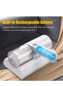 ELTRAZONE UV Vacuum Cleaner, Wireless Handheld Sofa Strong Suction Cleaning Machine, Portable Cordless Mite Removal Cleaner for Sheet, Carpets, Pillows  - Image 4