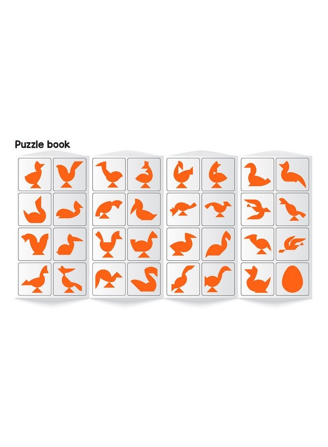 Play Panda Brain Booster Set 3 (Senior) - 56 Puzzles Designed to Boost Intelligence - with Magnetic Shapes, Magnetic Board, Puzzle Book and Solution Book - for 6-99 Years Boys and Girls,Pack of 1 - Image 5