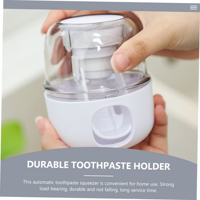 Automatic Toothpaste Squeezer Holder Stand Multipurpose Bathroom Storage Organizer - Image 5