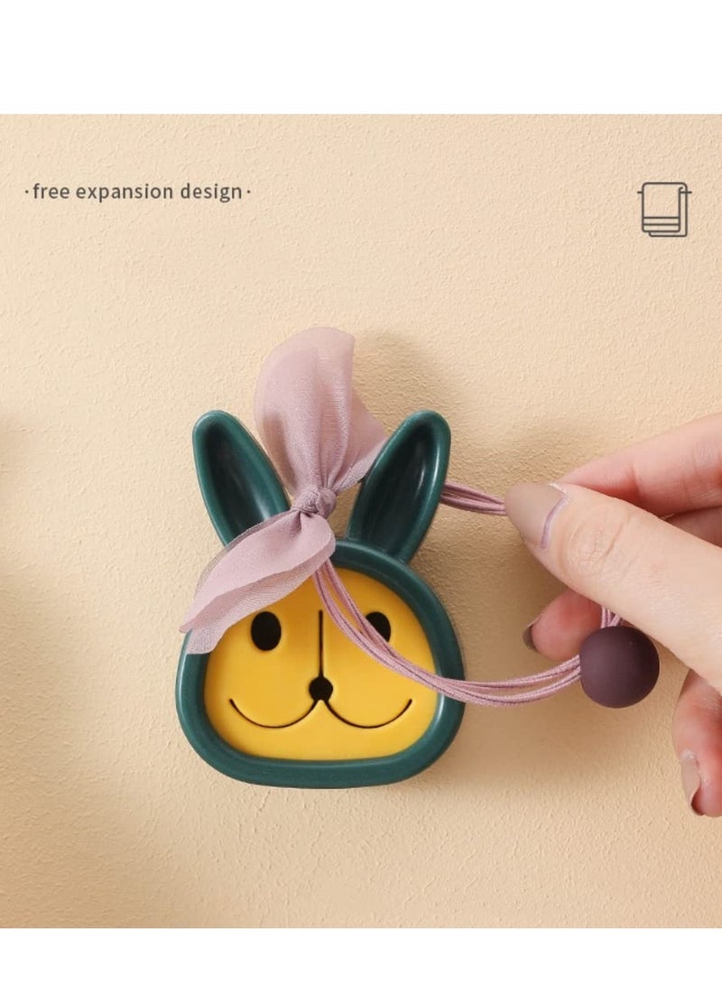 Self Adhesive Hooks Towel Organizer Free Punch Wall mounted Useful Strong Cartoon Hook Pink  Hanger  Holder Sucker Bathroom Accessories for Bathrooms Bedroom Door (Mix-1) - Image 4