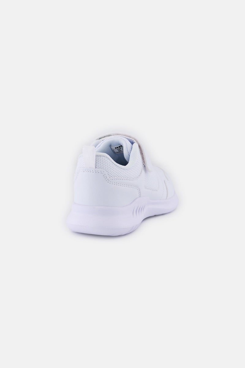 RBX Kids Boys Velcro Closure School Shoes, White  - Image 2