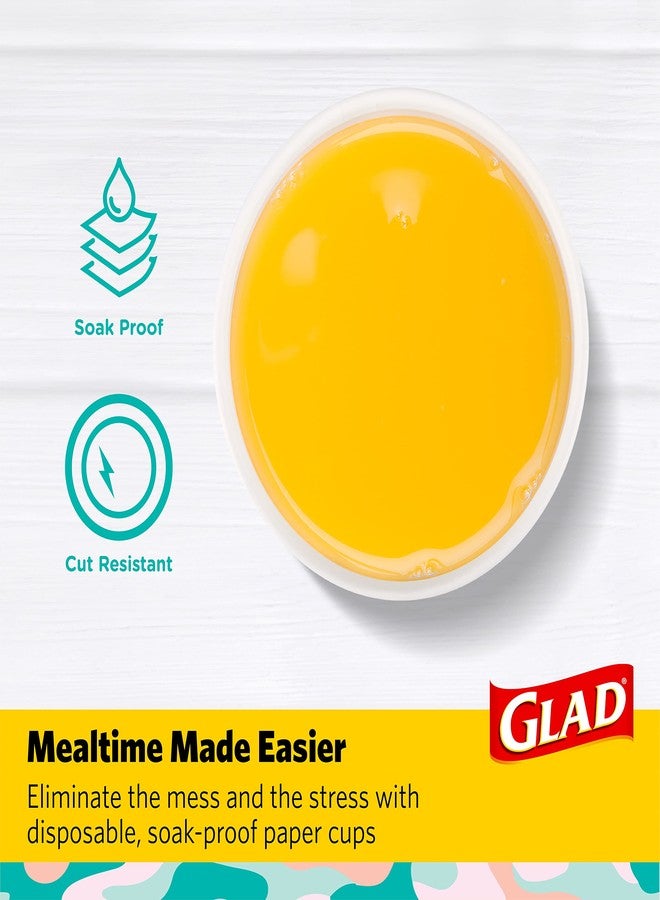 Glad Everyday Disposable Paper Cups, Camo Pattern - Heavy Duty Drinking Cup for All Beverages and Every Day Use, 12 Ounce, 50 Count - Image 3