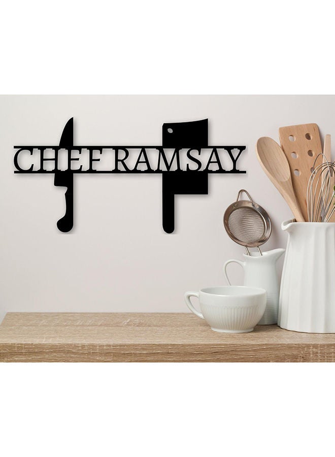 Custom Name Chef Sign Wall Decor - Image 1