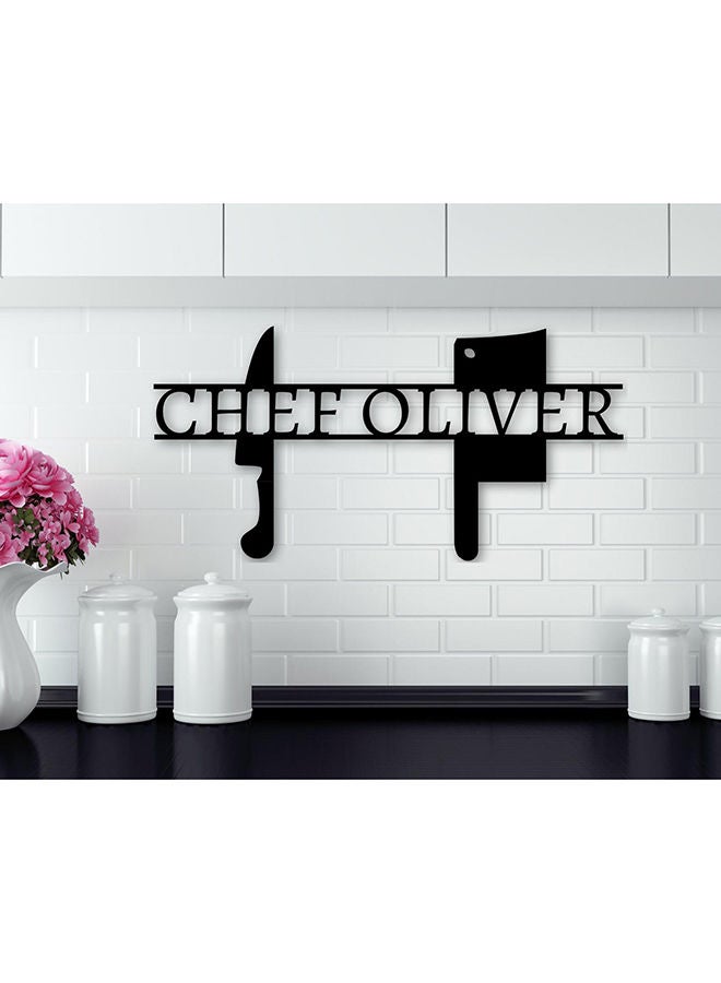 Custom Name Chef Sign Wall Decor - Image 2