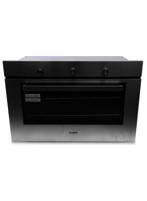 Algor Built-in oven, gas and electric, 4 Functions, 90 Cm, 110 L, Interior Lighting, Timer, Italy, Steel - AL-OK94GEX