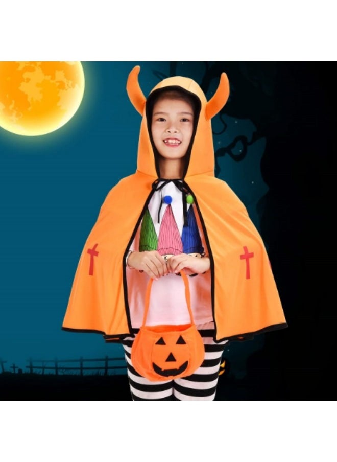 2 Pack Pumpkin Candy Bags for Kids