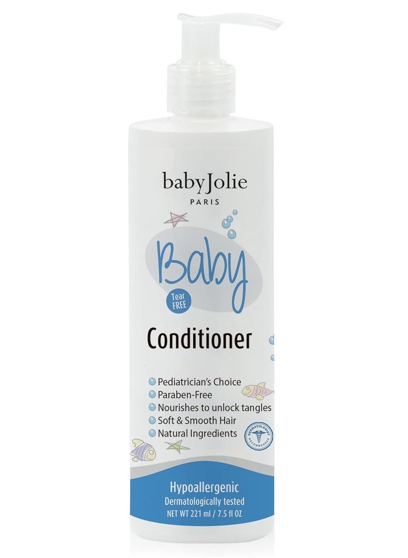 Baby Jolie Baby Jolie Baby Hair Conditioner - Shea Butter Kids Conditioner, 7.5oz (221ml)  - Image 1