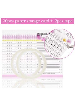 FADLASH Eyelash Extensions Supplies FADLASH 20Pcs Eyelash Fan Holder Easy Fan Volume Lashes for Storage Volume Fans Graft Eyelashes Make Fans Tools Lash Fan Holder  - Image 3