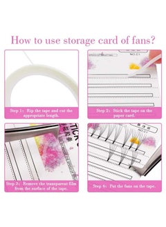 FADLASH Eyelash Extensions Supplies FADLASH 20Pcs Eyelash Fan Holder Easy Fan Volume Lashes for Storage Volume Fans Graft Eyelashes Make Fans Tools Lash Fan Holder  - Image 4