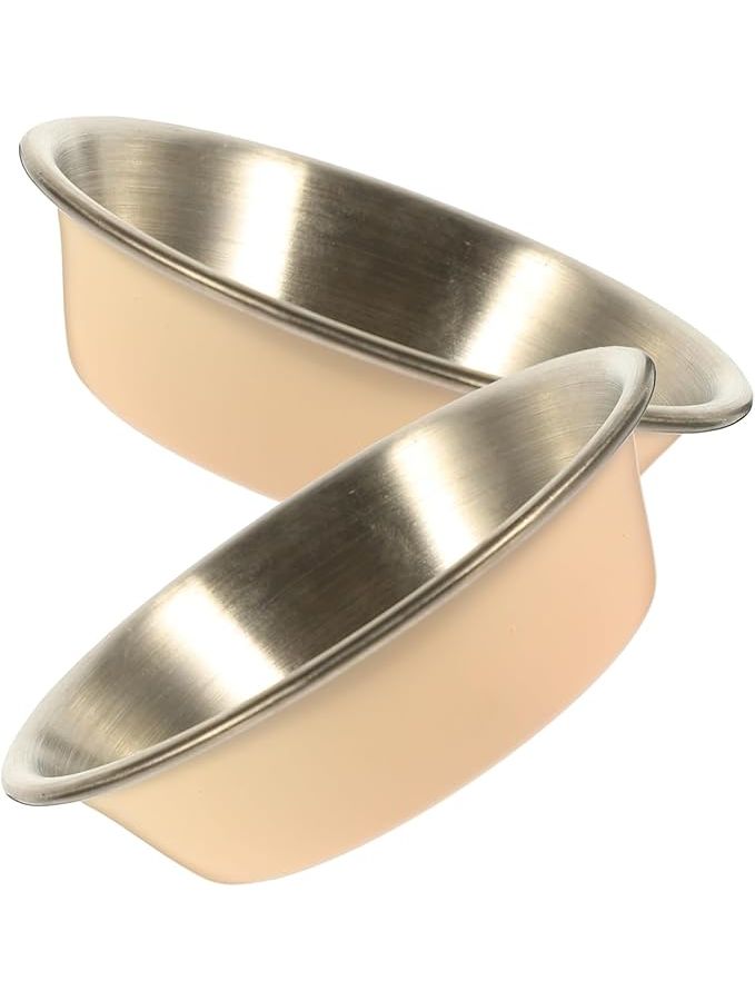 Stainless Steel Condiment Bowls Silver Serving Dishes For Pickles And Sauce - Image 1