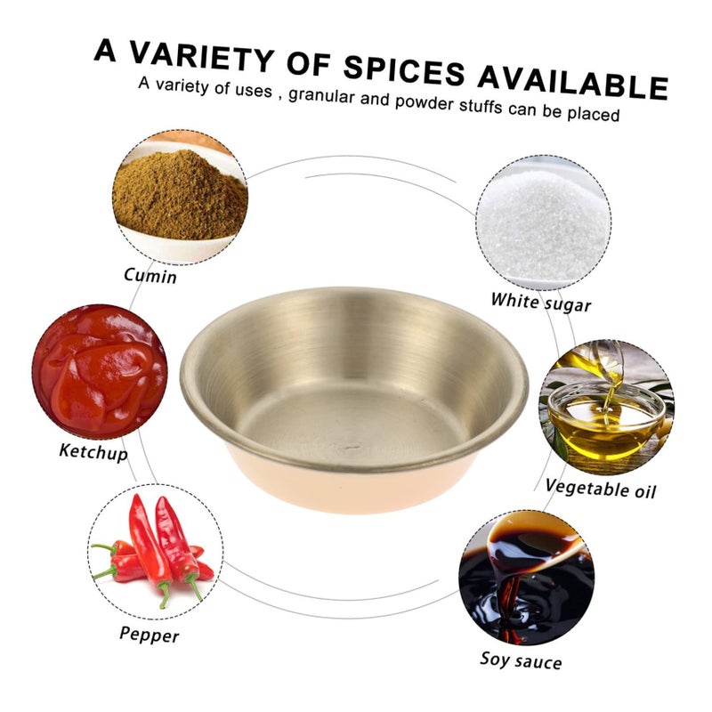 Stainless Steel Condiment Bowls Silver Serving Dishes For Pickles And Sauce - Image 4