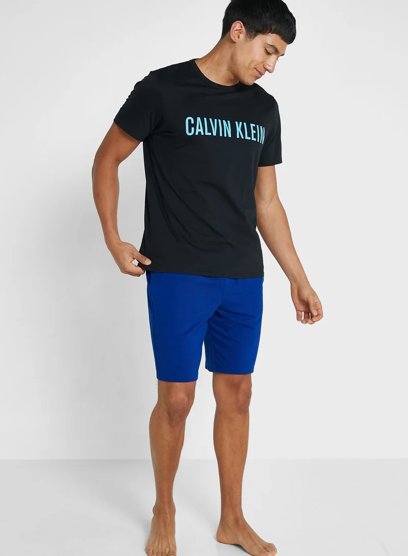 CALVIN KLEIN Logo Band Shorts