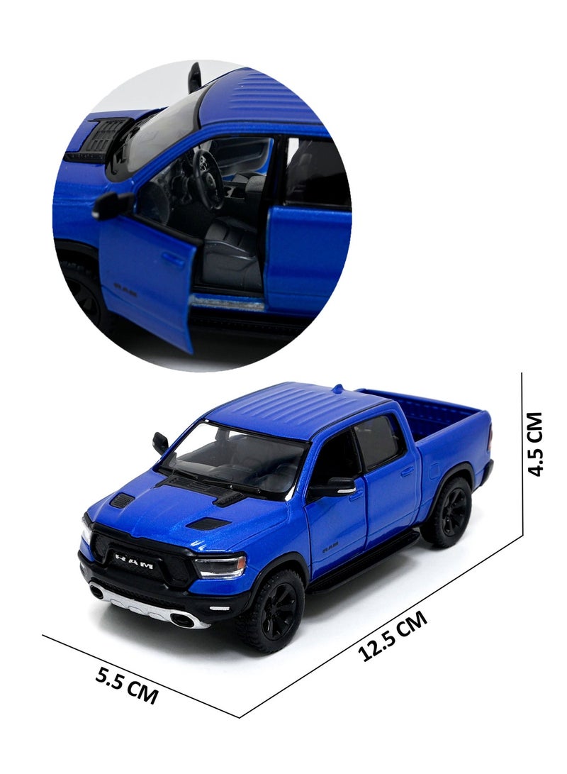 Kinsmart سيارة لعبة رام 1500 2019 بمقياس 1/46 مصنوعة من المعدن مع أبواب قابلة للفتح وحركة سحب للخلف - Image 3