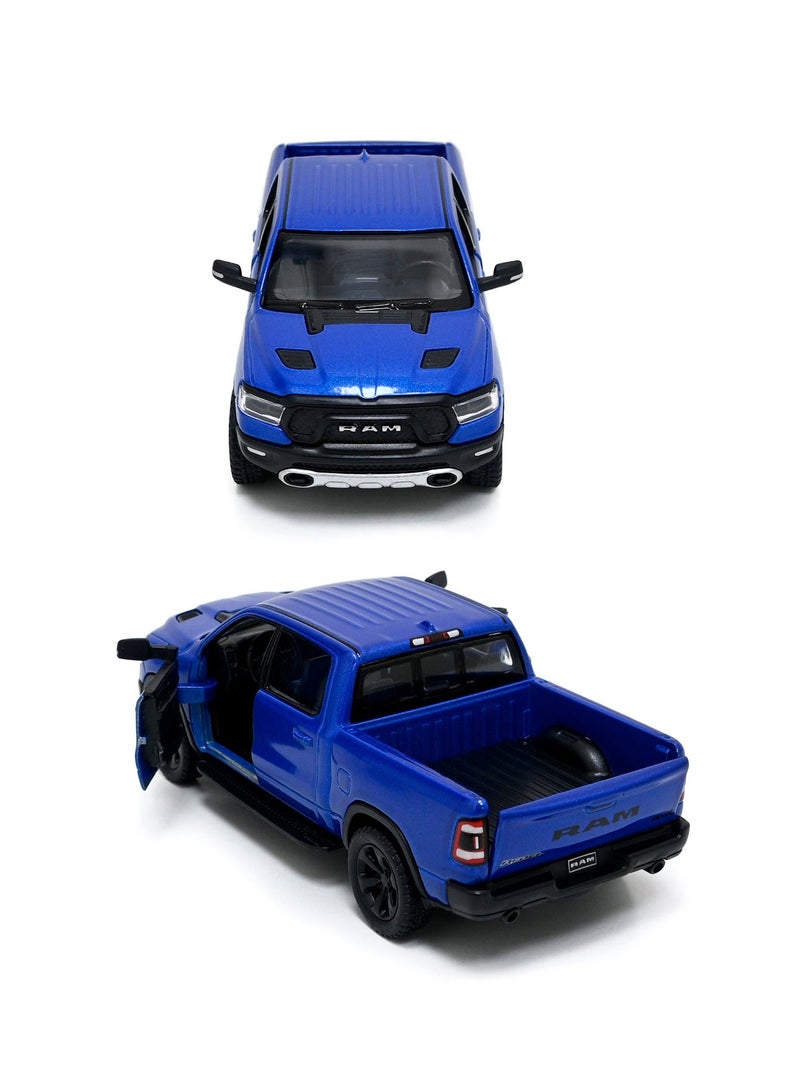 Kinsmart سيارة لعبة رام 1500 2019 بمقياس 1/46 مصنوعة من المعدن مع أبواب قابلة للفتح وحركة سحب للخلف - Image 1
