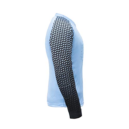Total Soccer Factory Soccer Goalie Shirt (Columbia Blue, Adult Medium) - Image 5