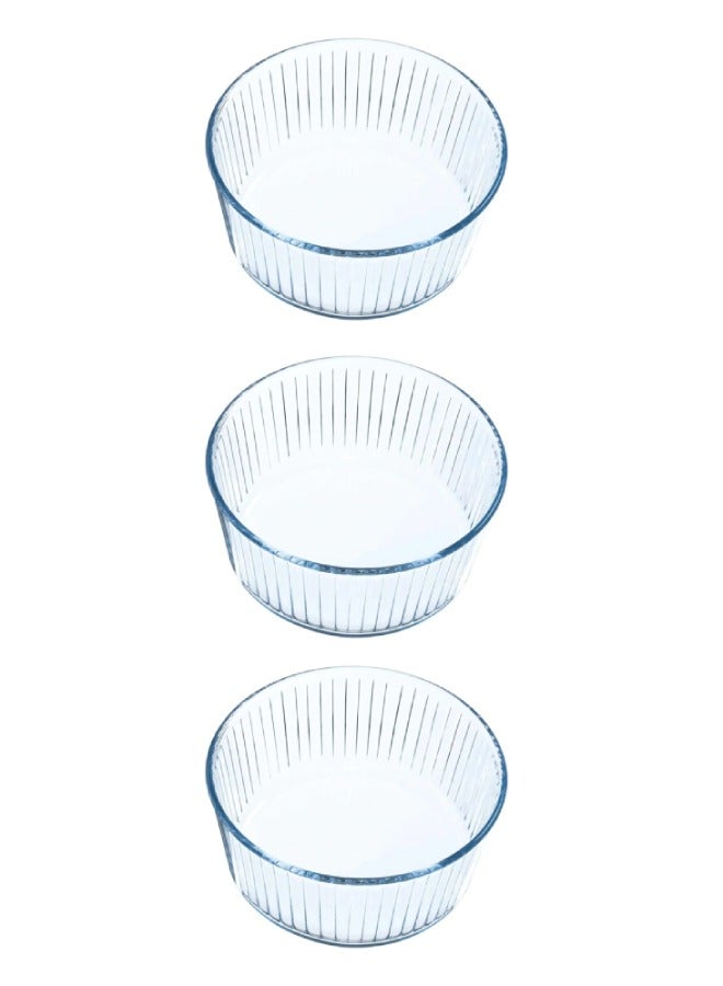 3-Piece Mini Sauce Dish Clear  - Image 1