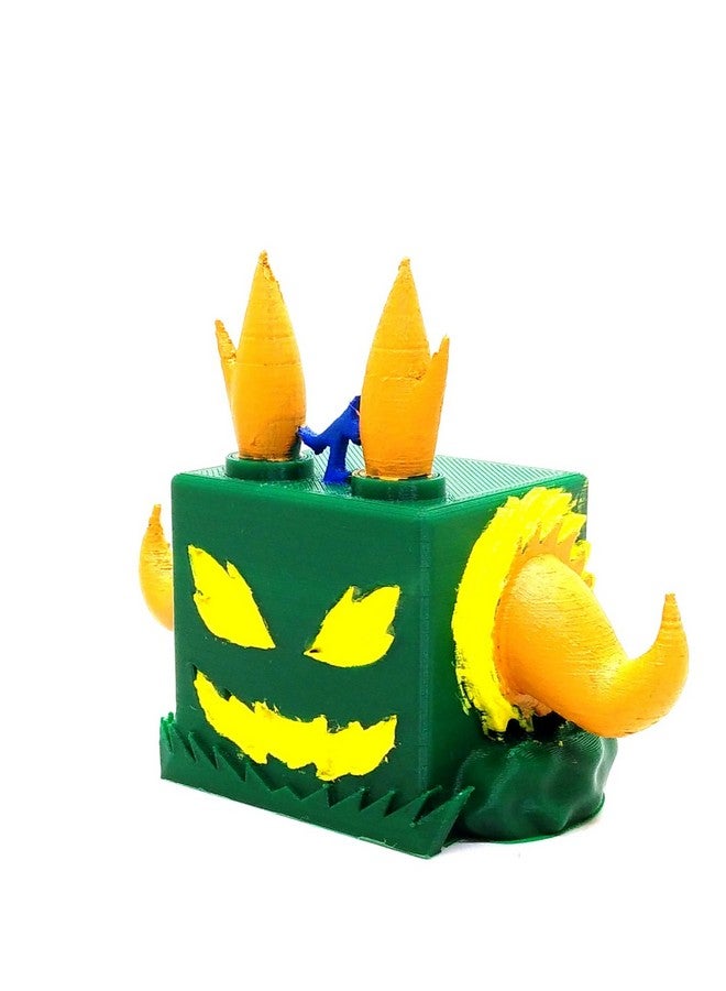 سيرو فاكهة CERO Dragon Blox - مثالية لأعياد الميلاد والهدايا مطبوعة بتقنية الطباعة ثلاثية الأبعاد ومطلية يدويًا (بلاستيك PLA أخضر) - Image 4