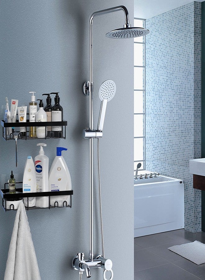 Moforoco 2 Pack Shower Caddy Adhesive for Replacement, No Drilling Strong Transparent Adhesive for Shower Caddy, Soap Holder, Bathroom Storage Shelves and Kitchen Racks - Image 4