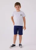 U.S. Polo Assn. White-Navy