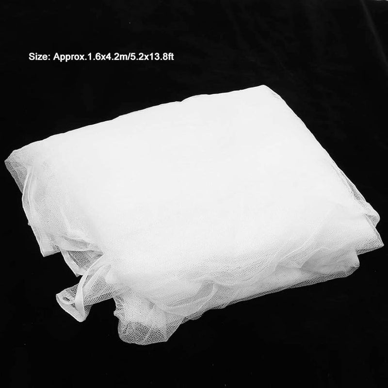 Baby Crib Breathable Protective Net Premium Soft Mesh Yarn White 1 6x4 2m Single Door Opening - Image 4