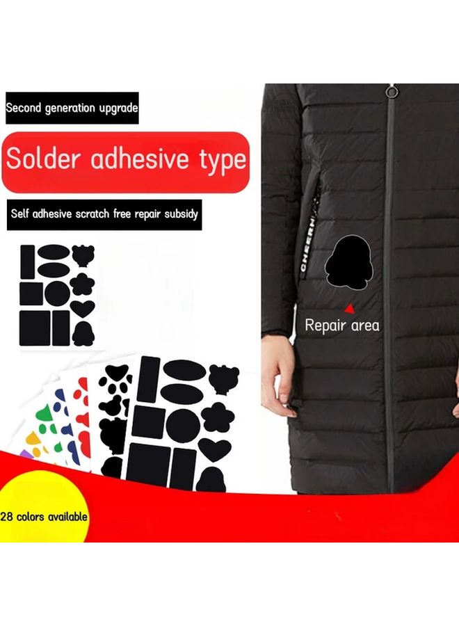 Self Adhesive Patch for Down Jackets Bags Tents No Ironing Required Solder Glue Lake Blue - Image 1