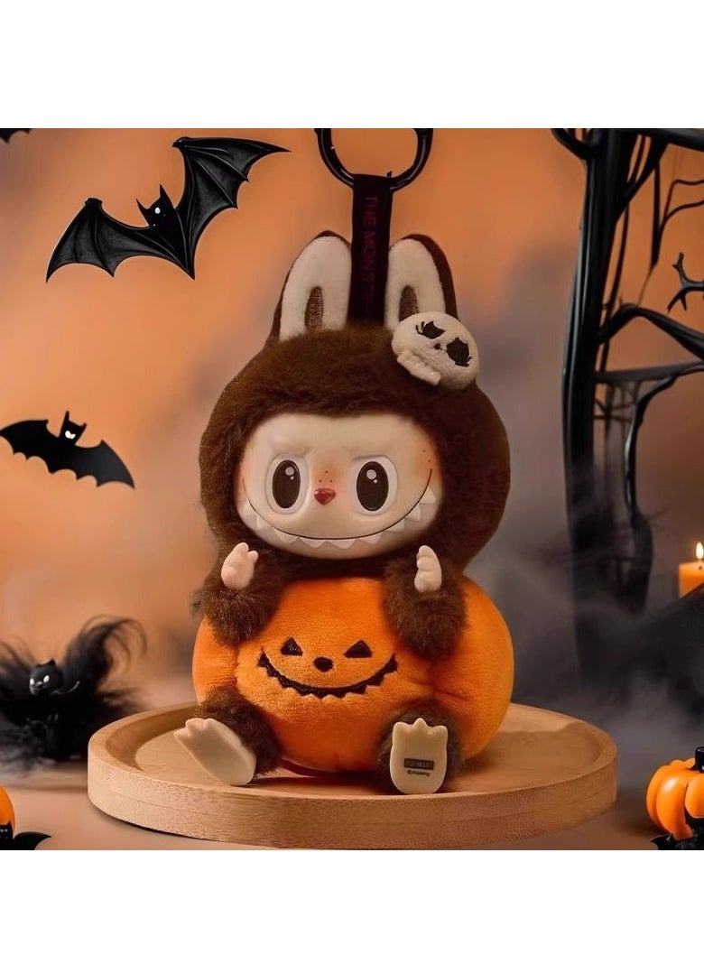 LABUBU Labubu Limited Edition Vinyl Plush Doll 17cm, Doll Pendant, Limited Edition - Pumpkin Doll  - Image 1